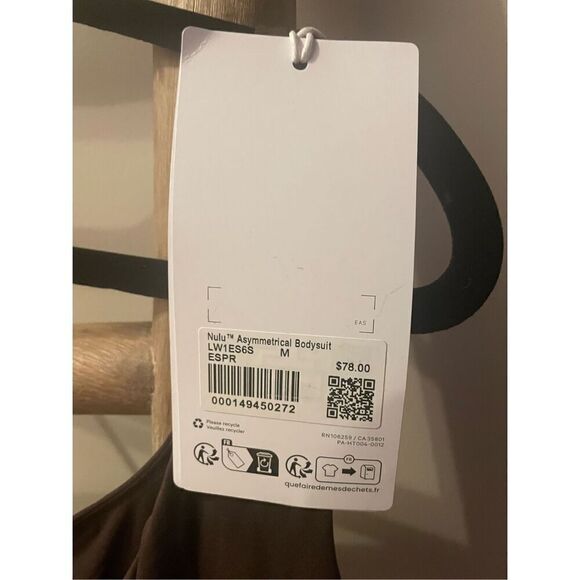 Lululemon Wundermost Ultra-Soft Nulu Asymmetrical Bodysuit - Picture 10 of 10